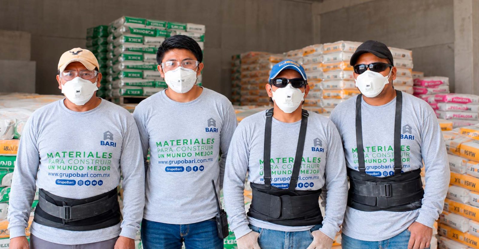 Equipo del área de materiales